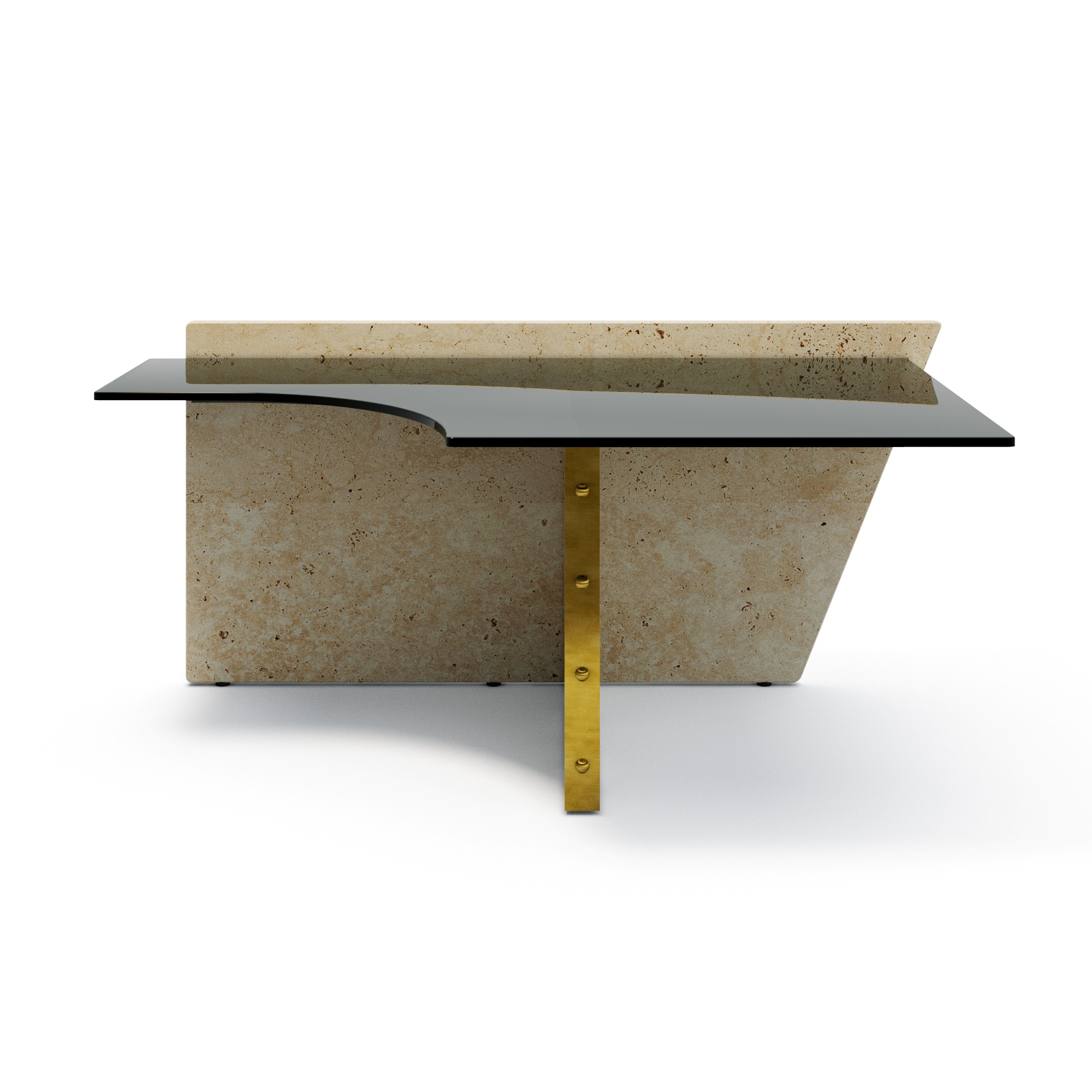 Shield - Tavolino basso sagomato
